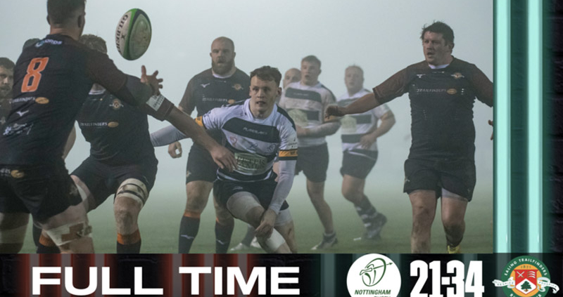 Nottingham Rugby – 21 Ealing Trailfinders – 34