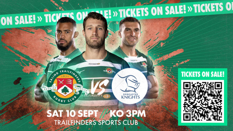 TICKETS: EALING TRAILFINDERS V DONCASTER KNIGHTS