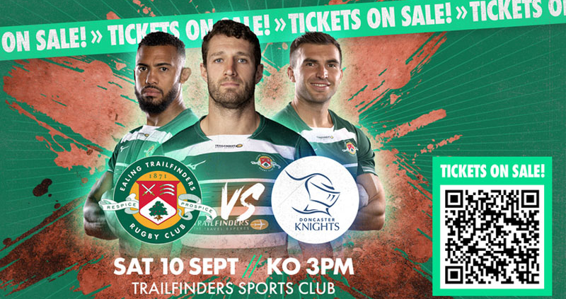 TICKETS: EALING TRAILFINDERS V DONCASTER KNIGHTS