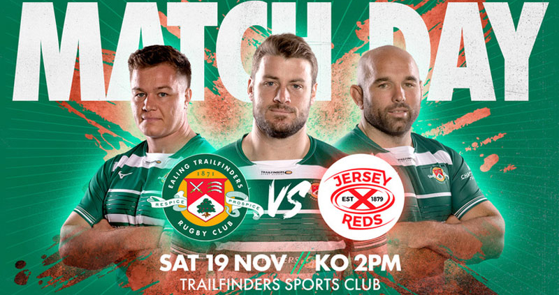 Match day LIVE: Ealing Trailfinders v Jersey Reds