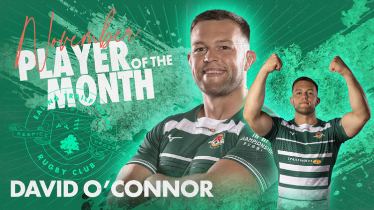 David O'Connor- November Player of the Month