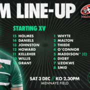Team Line-up- Cornish Pirates