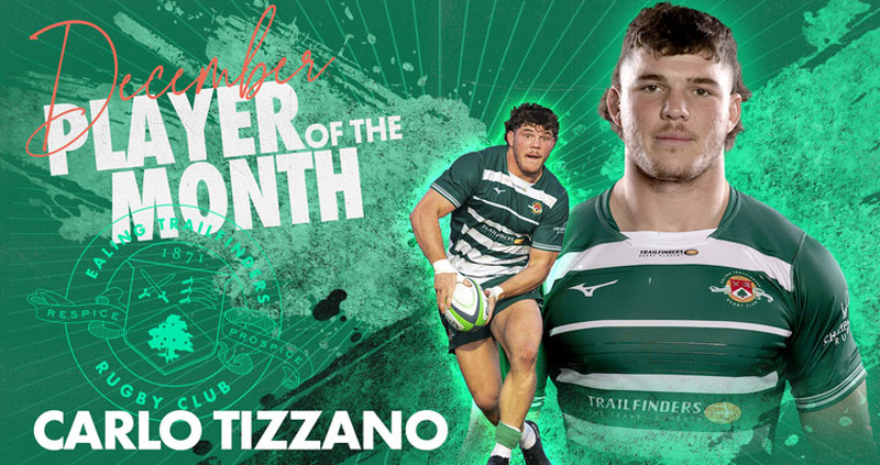 Carlo Tizzano- December Player of the Month