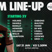 Team Line-up: Hartpury (A)