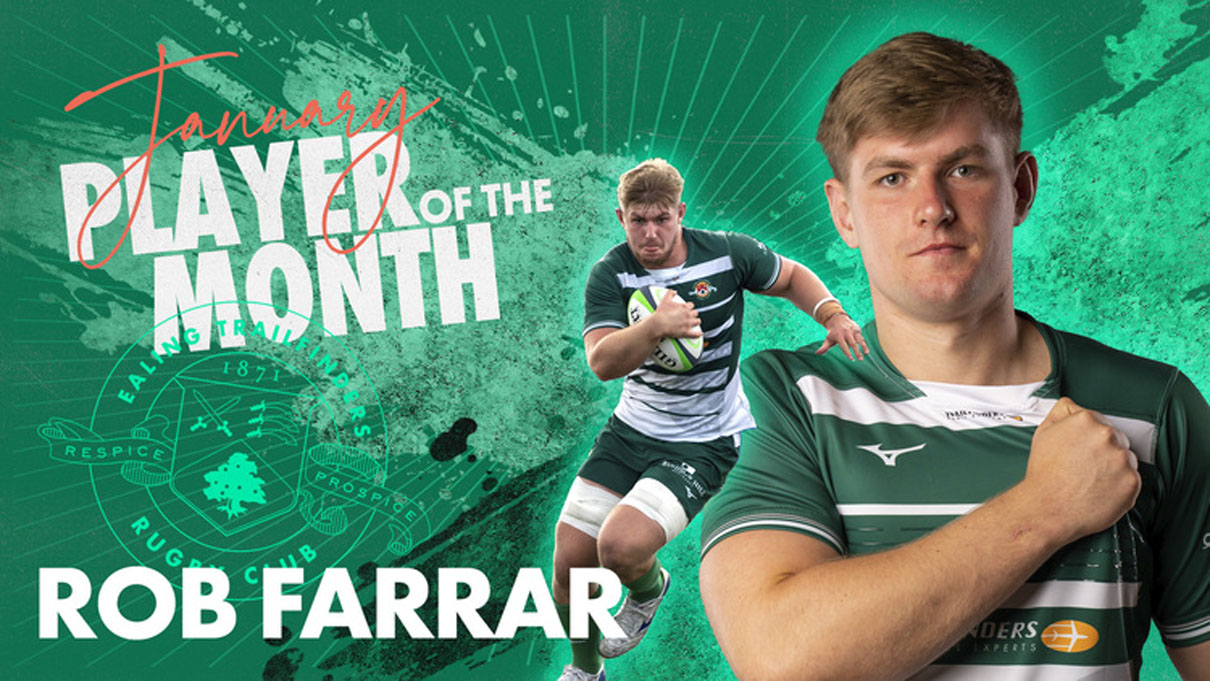 Rob Farrar- January Player of the Month