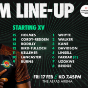 Team Line-up: Hartpury (A) Cup