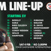 Team Line-up- Jersey Reds (A) Cup