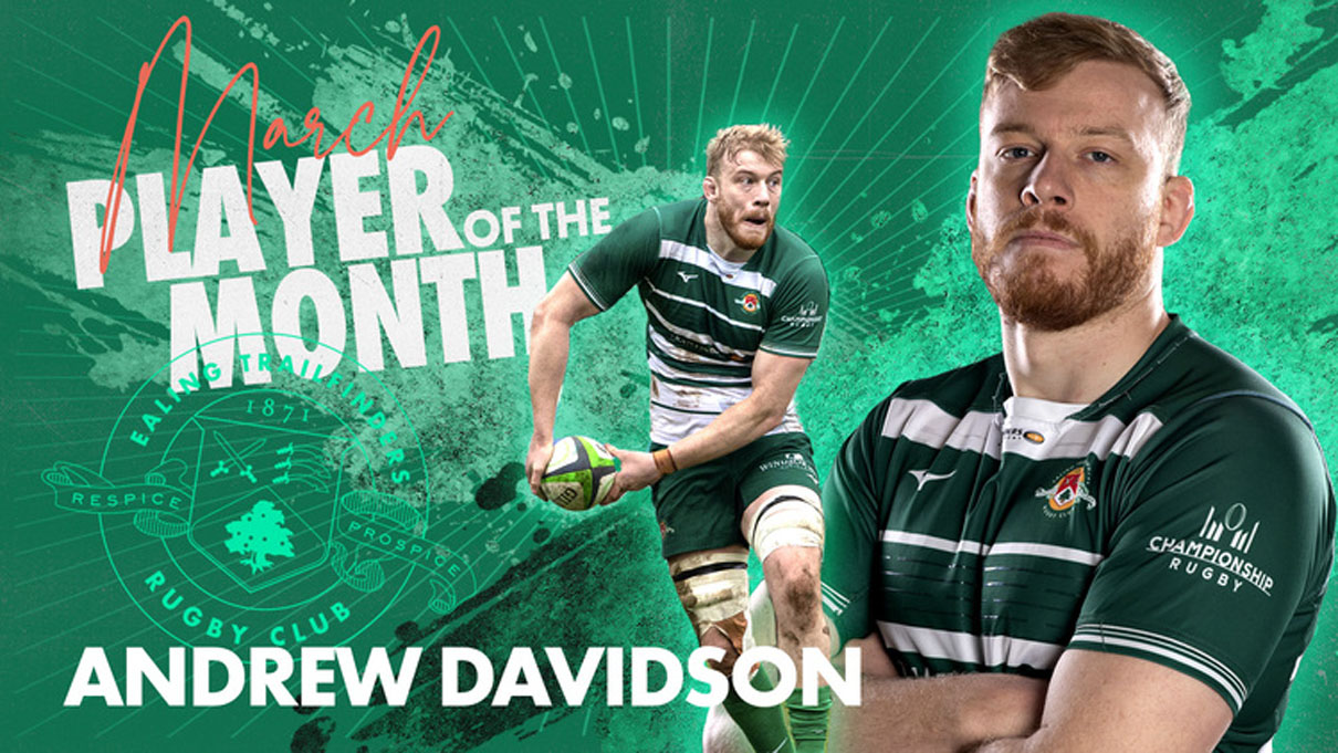 Andrew Davidson: March Player of the Month