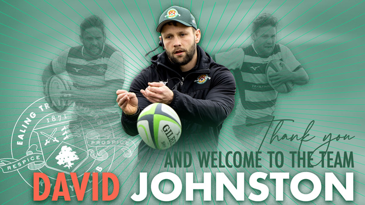 Thank You David Johnston (and welcome to the coaching team!)