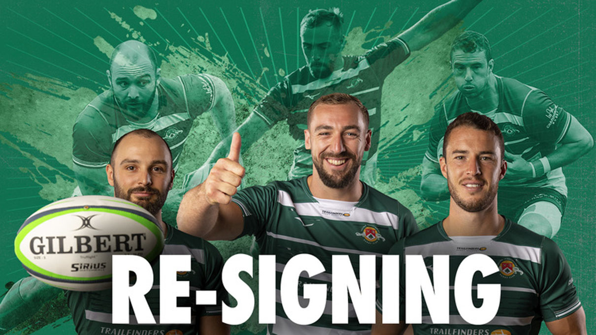 Half-back Trio Re-sign