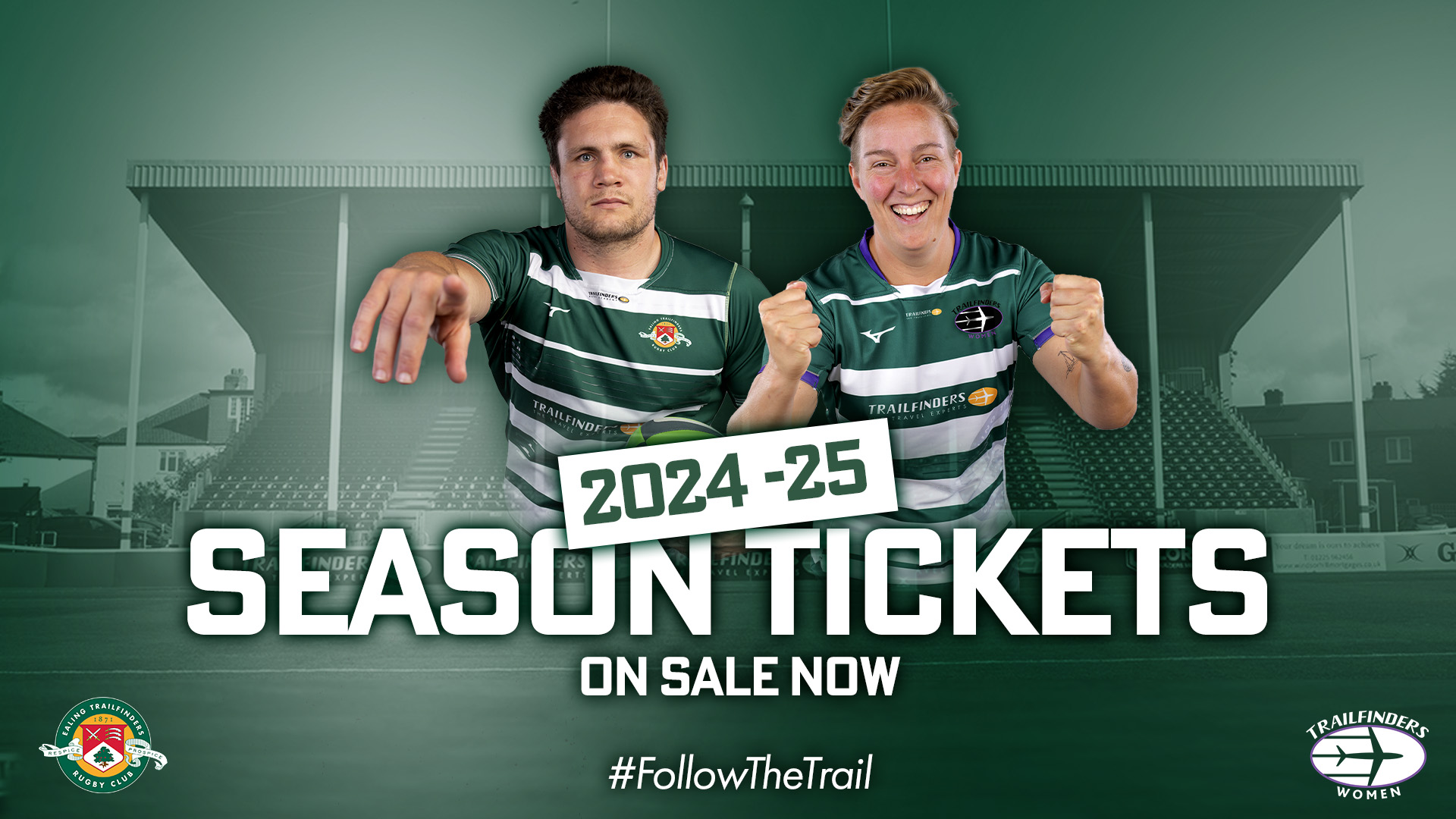 Season Tickets on Sale for 2425! Ealing Trailfinders Rugby Club