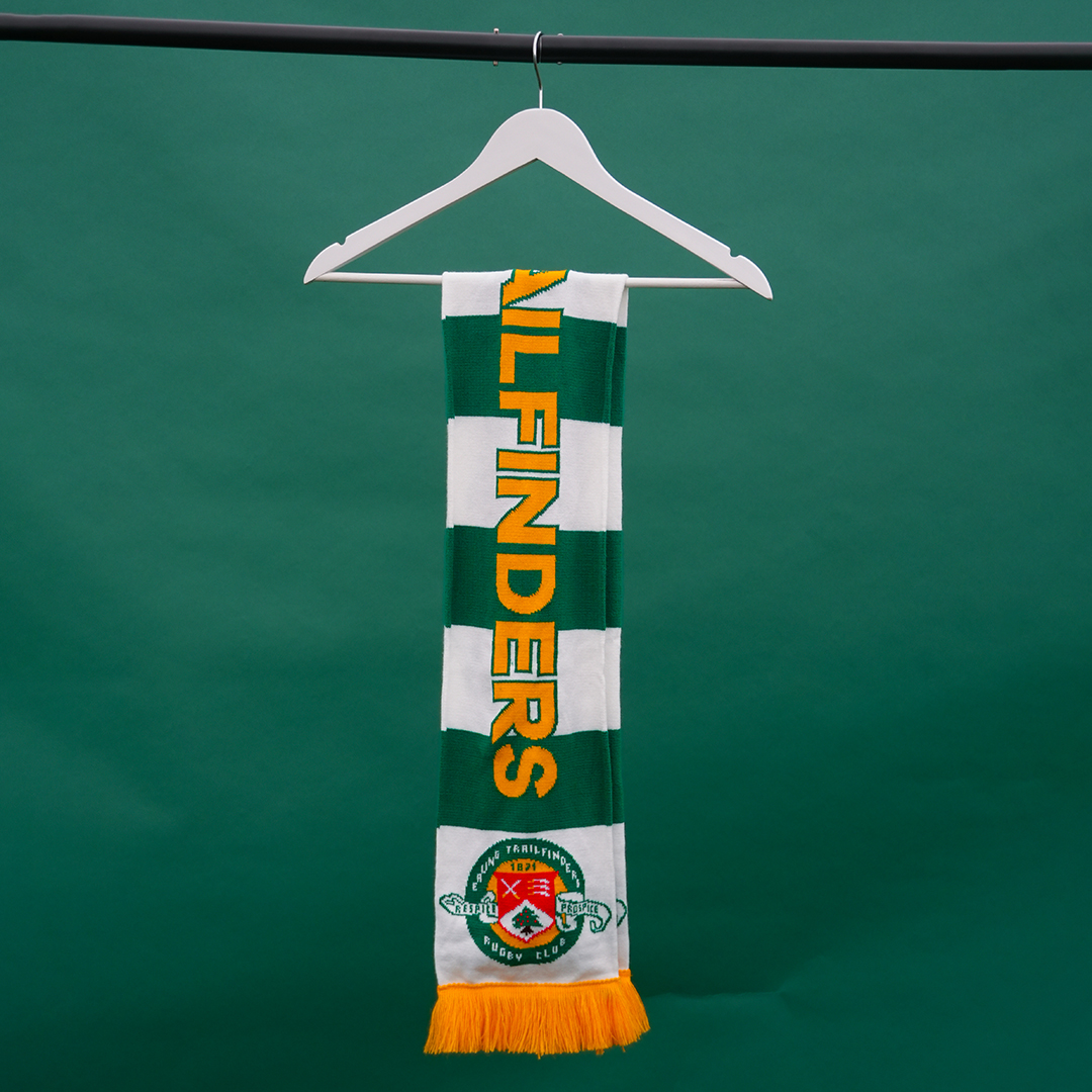 Scarf – Orange green white