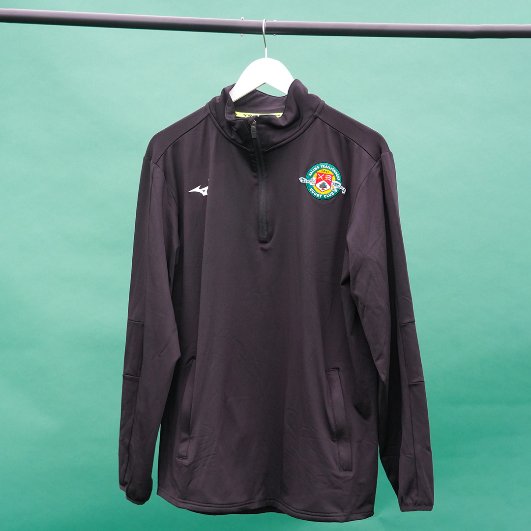 Top – black mens zip