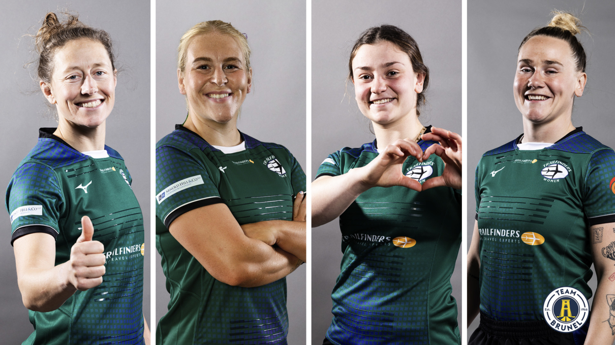 Abi Burton, Kate Zackary, Ella Amory and Meg Jones shown side by side.