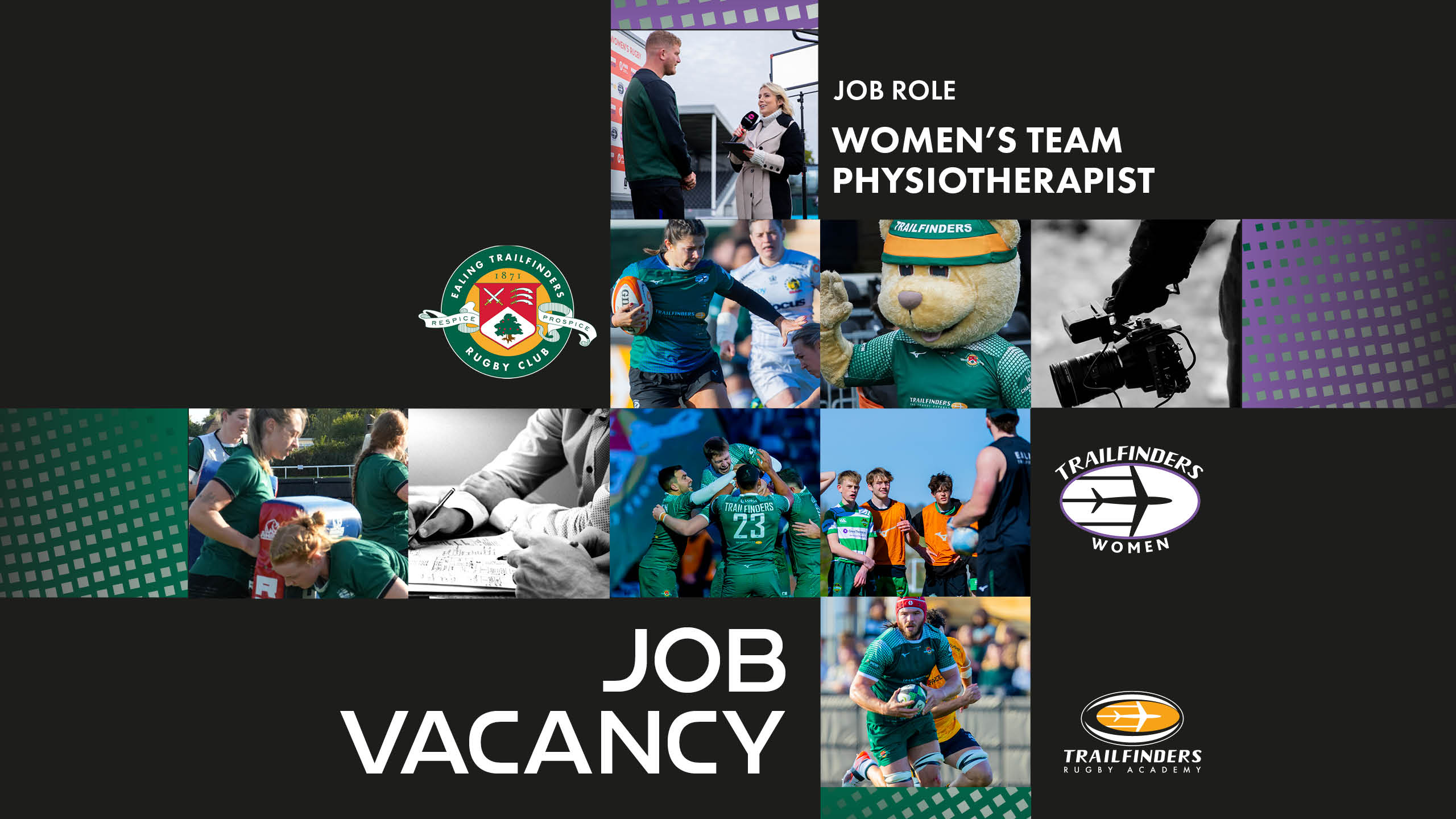 VACANCY : PHYSIOTHERAPIST, WOMEN’S PROGRAMME